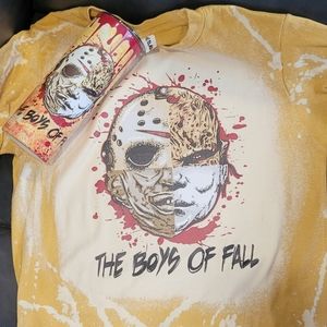 "Boys of fall" Tshirt/tumbler combo